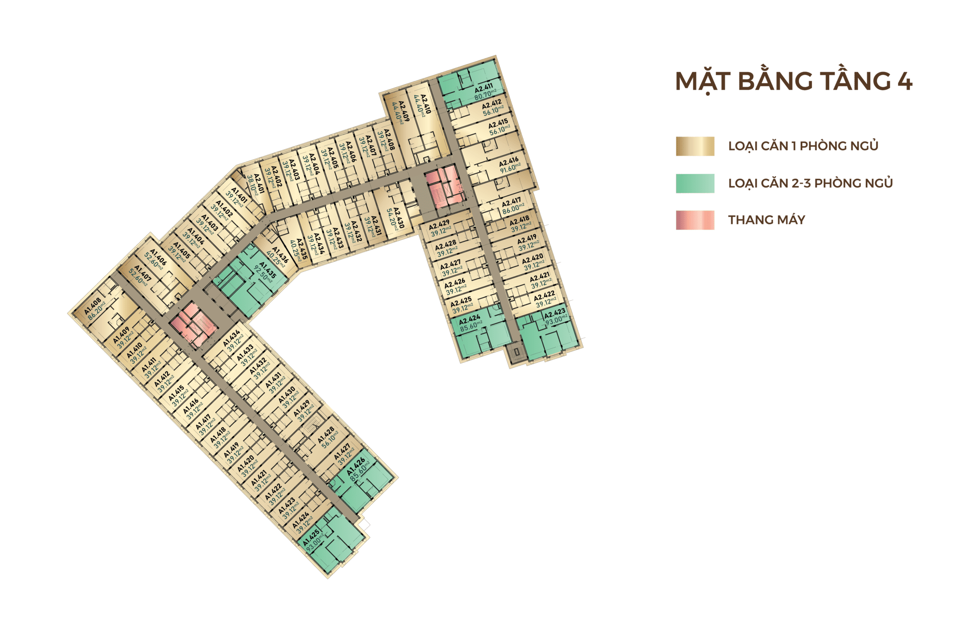 Mặt Bằng Tầng 4