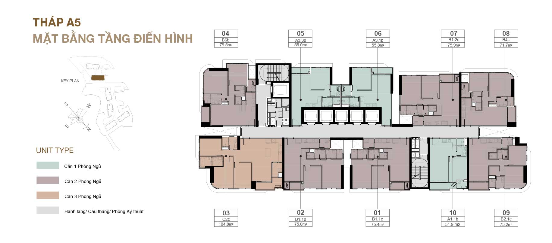 Mặt Bằng Tháp A5