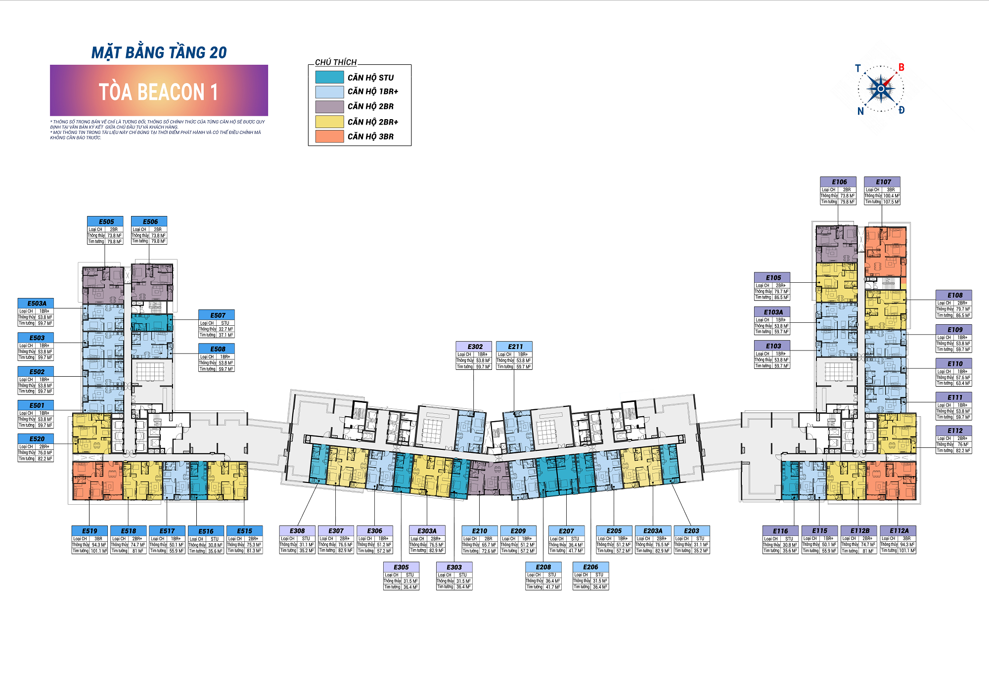 Mặt Bằng Tầng 20