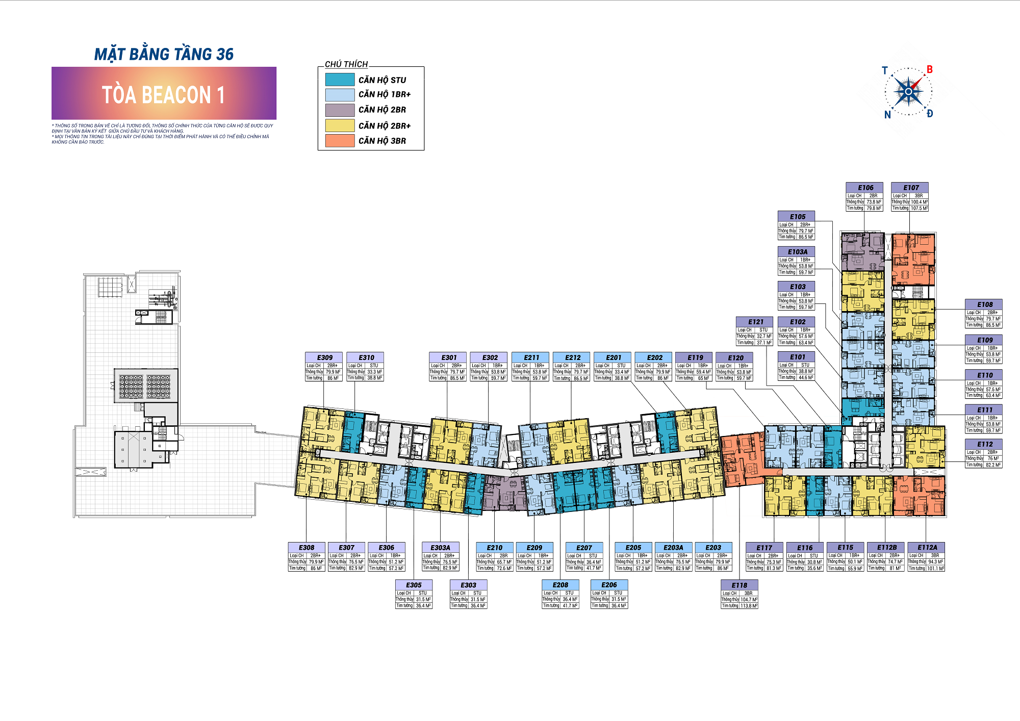 Mặt Bằng Tầng 36