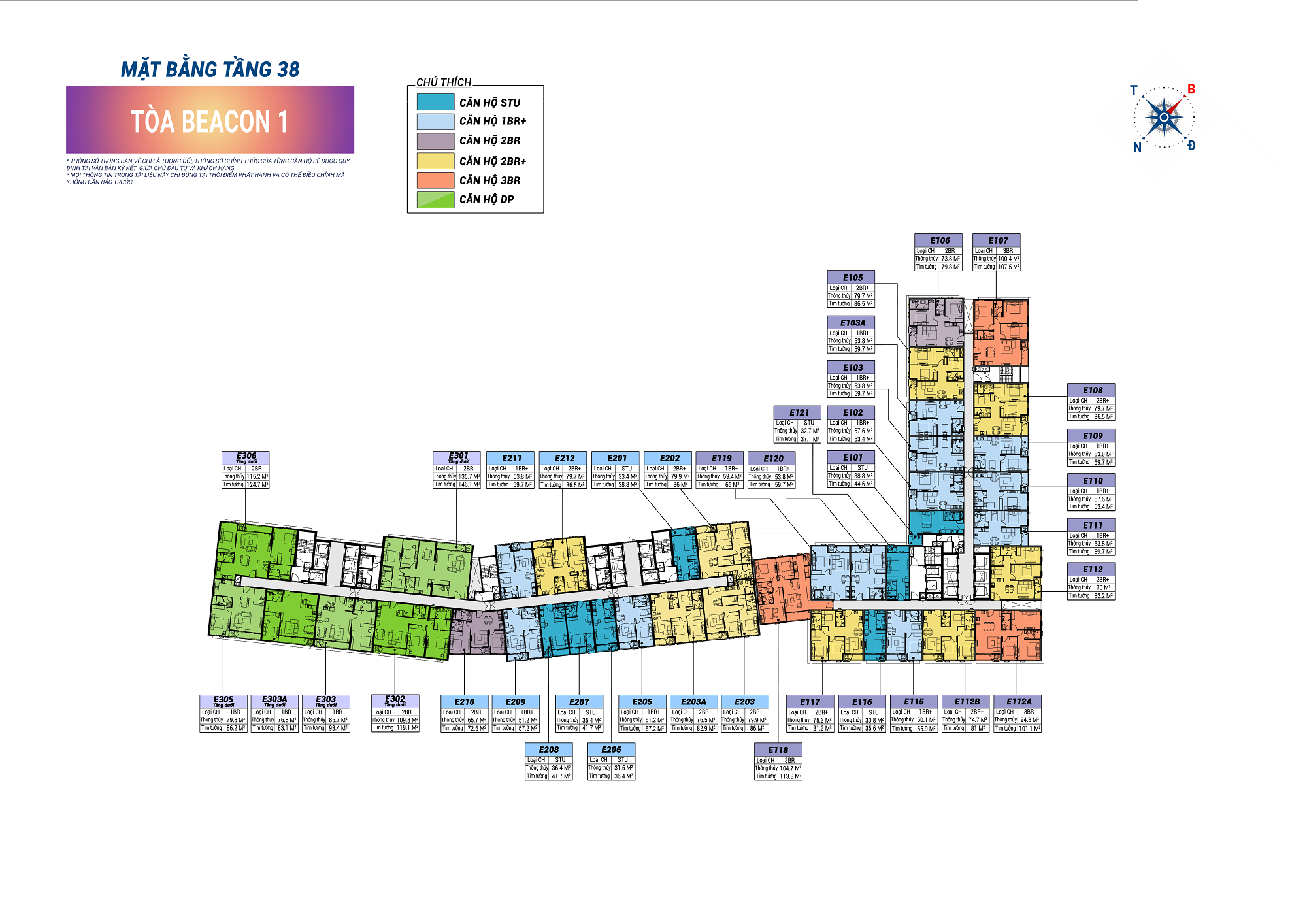 Mặt Bằng Tầng 38