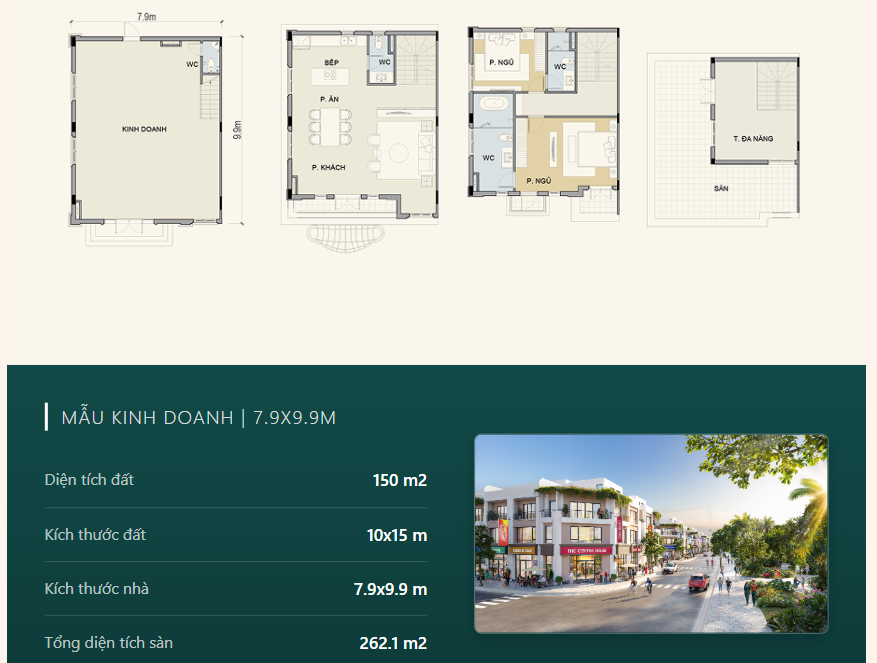 Nhà Phố LK 150m2