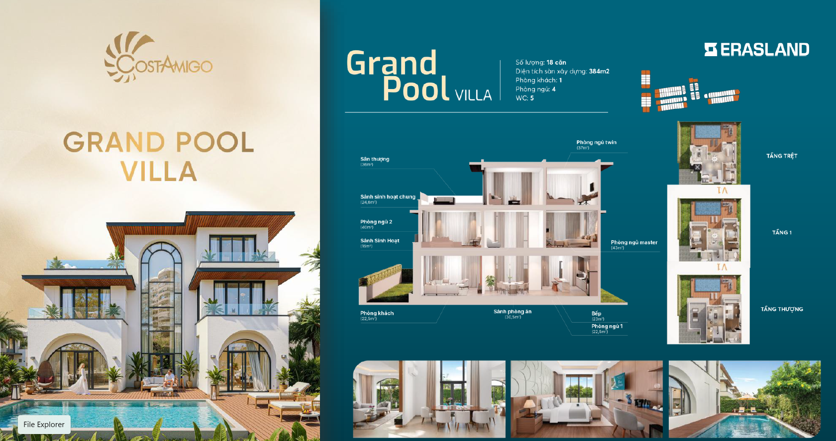 Sản Phẩm GRAND POOL VILLA