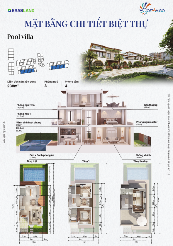 Sản Phẩm POOL VILLA